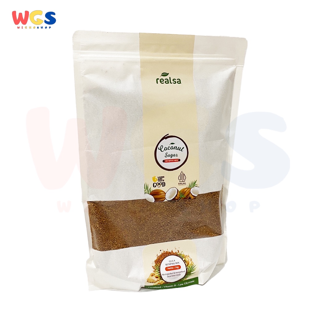 Realsa Organic Spices Mix Coconut Sugar 1 kg - Gula Aren Rempah