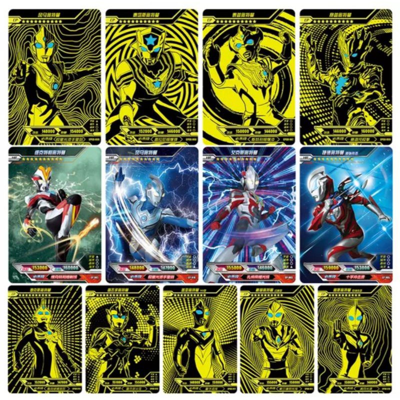 Mainan anak  Kartu Ultraman Orb Gold Ultra rare card series Terbaru 033