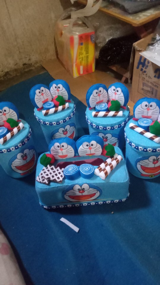 Toples Murab Toples Karakter Doraemom Toples Lebaran Toples Flanel Toples Hias