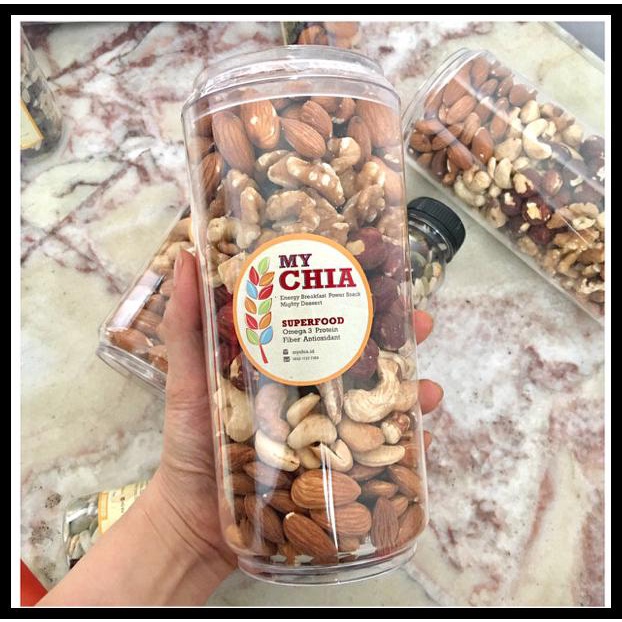 

DISKON TERBATAS !!! ROASTED PREMIUM MIX NUTS 420G (CEMILAN SEHAT KACANG) TERLARIS