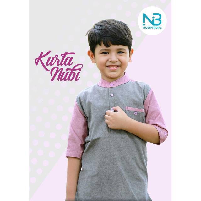 BAJU ANAK LEBARAN SETELAN KOKO KURTA NUBI KIDS