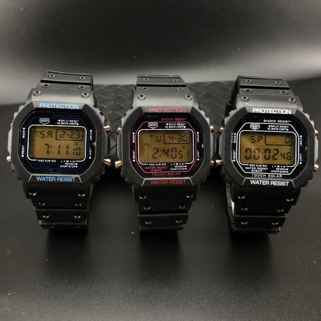 JAM TANGAN RUBBER DIGITAL SEGI DW-5600 IMPORT GROSIR MURAH KARET s1029 SPORT LED PRIA WANITA JF050