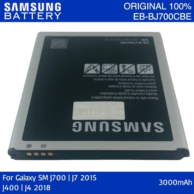 Baterai Batre Battery Samsung Galaxy J7 2015 J700 J400 J4 2018 G600 G6000 G600F G600FY G600S G600DS J7 Core J7 Duo Original