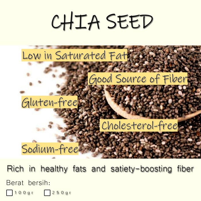 

10cscss Chia Seed Organik 100Gr Dscscv