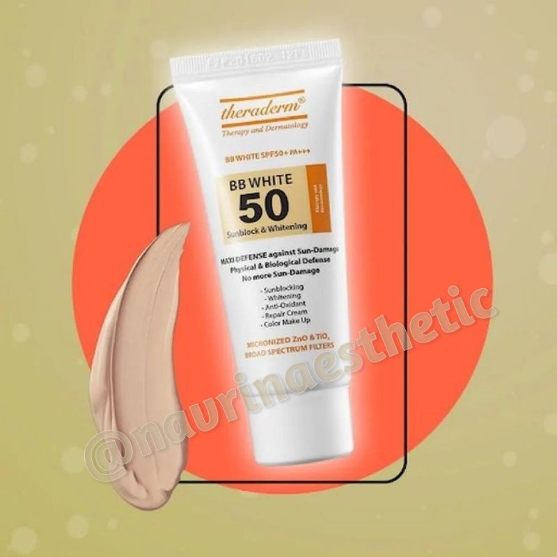 Theraderm BB White SPF 50++ Sunblock Whitening Flek