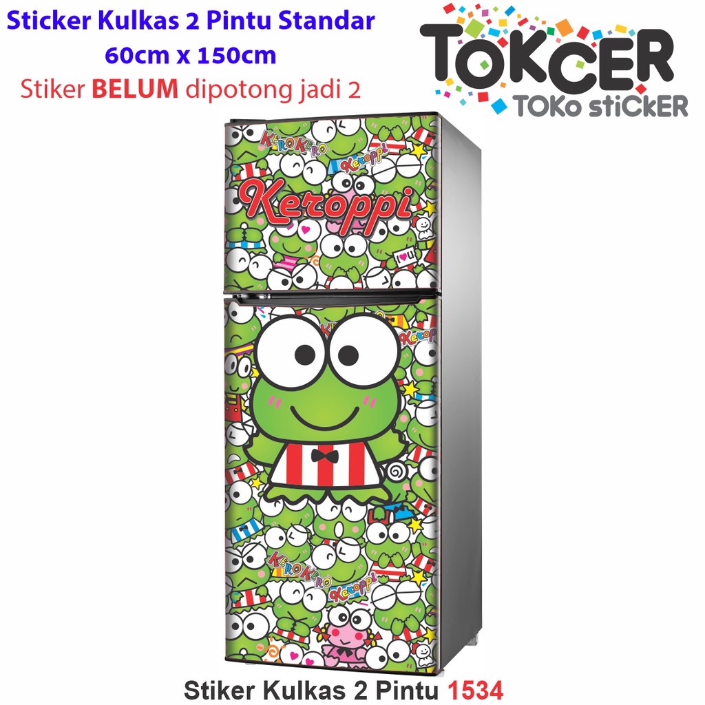 Stiker Kulkas / kompor / magic com motif  KEROPPI