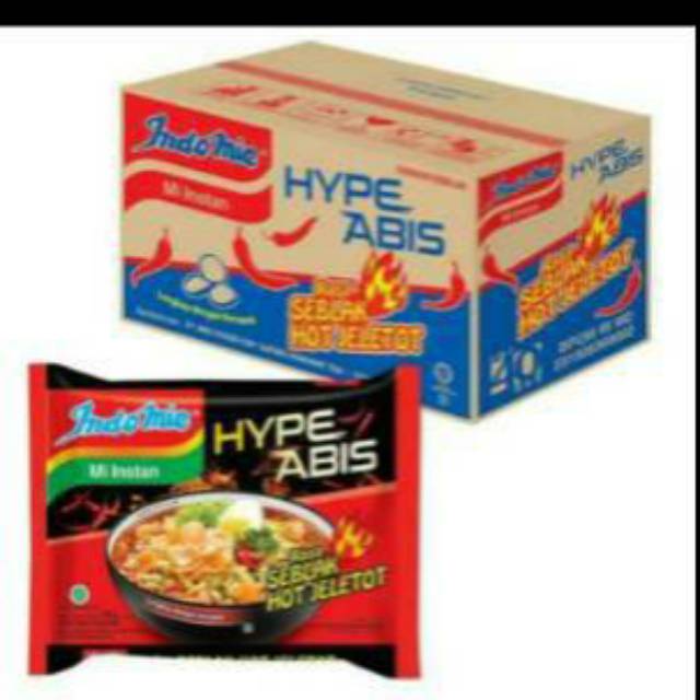 

Indomie Hype Abis Seblak Hot Jeletot 1 dus isi 40pcs