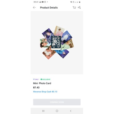 [SHARING] BTS MINI PHOTOCARD DALMAJUNG