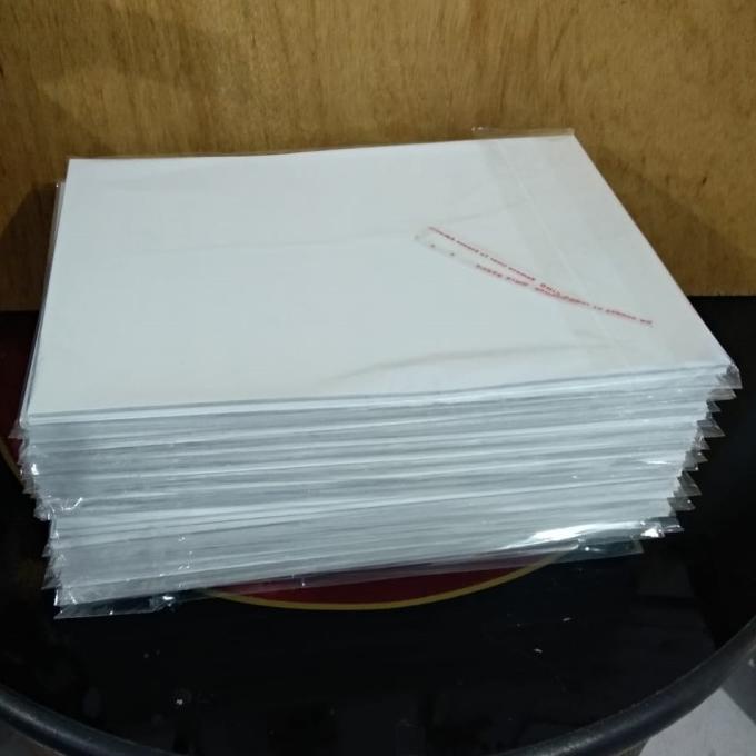 

Sticker Stiker Vinyl Transparan Bening A4 - 20 Lembar CUCI GUDANG