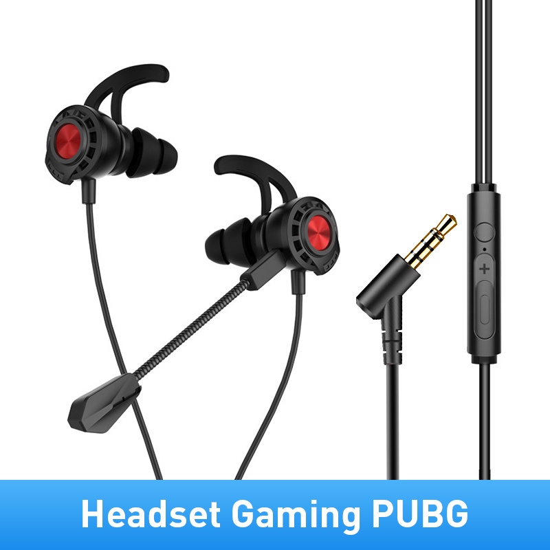 Orginal Gaming Earphone HD Stereo Dual Microphone Mic Noise Reduction for Esport Video Game Hifi Headset Stereo Bass