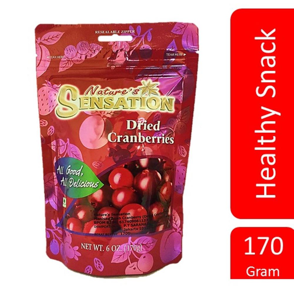 

Nature Sensation Dried Cranberries 170 gram