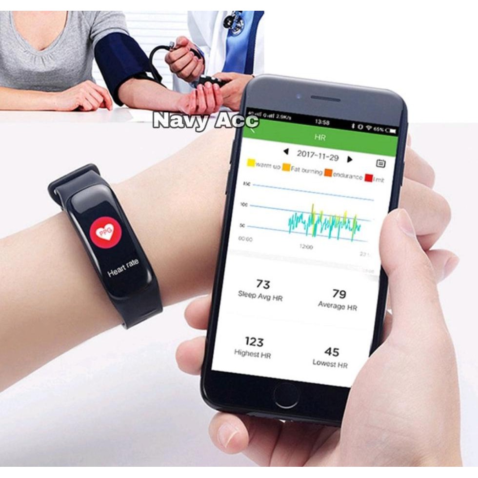 Smart Watch C1 - Jam Jogging - Smart Watch C1 Wearfit Friska.Olshop2