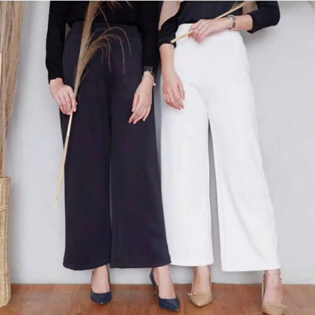 VS - KULOT SCUBA LEONY PANTS PANJANG POLOS / LEONY KULOT CULLOTES SCUBA CELANA HITS