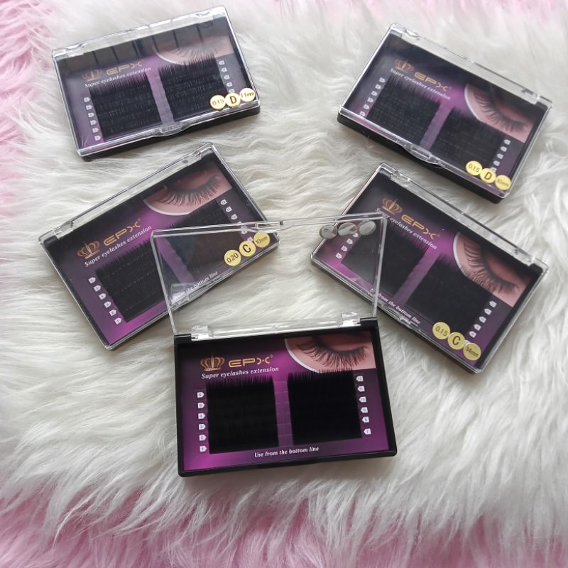 Eyelash Extension tanam bulu mata palsu/EPX NEW EYELASH Extension Bulu Mata Palsu Super Halus