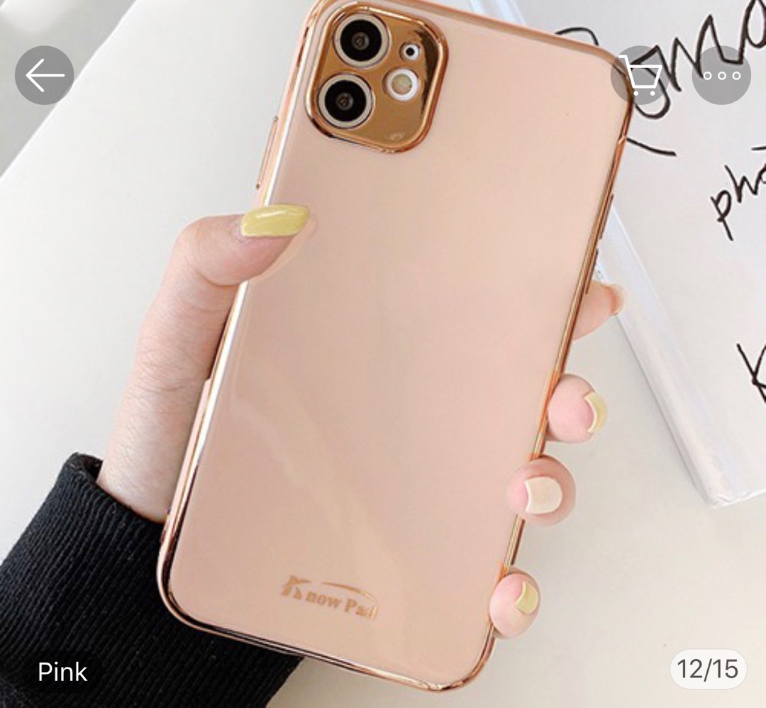 Electroplated Letters Phone Case For iPhone 11 Pro Max XR