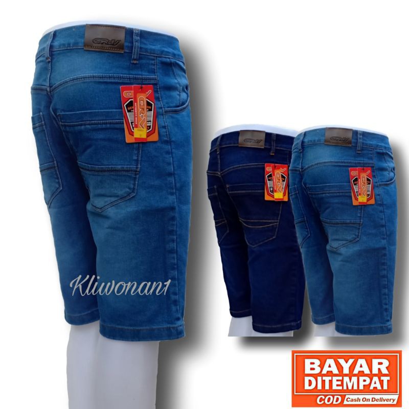 CELANA JEANS PENDEK PRIA