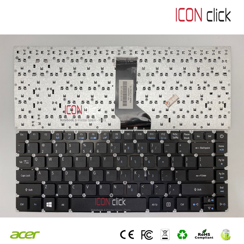 Keyboard Laptop Acer Aspire ES1-421 AMD A4 ES1-421 AMD A8  ES14 E 14  E5-422 E5-422G