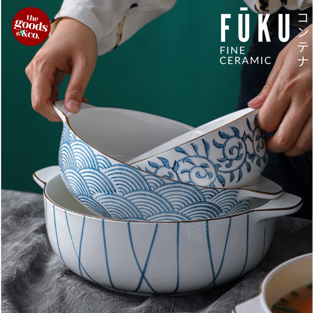 Mangkok Keramik Ceramic Bowl Mangkok Saji Soup Keramik Wadah Saji Jepang