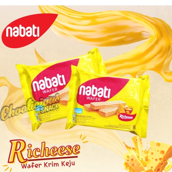 

NABATI Wafer Krim Keju Richeese 46gr ORIGINAL