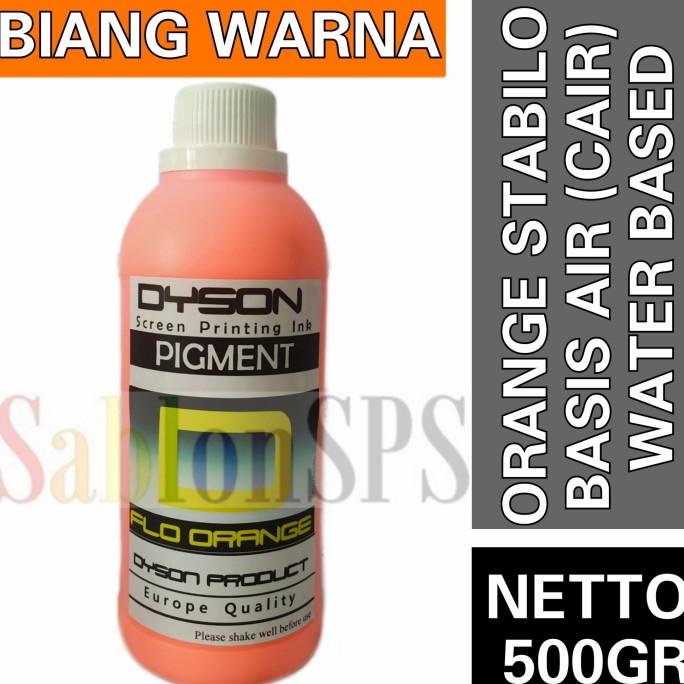 

Biang Warna Sablon Flo Orange 500Gr Dyson Pigmen Sablon