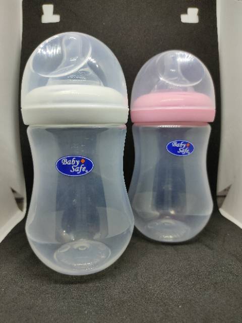 Baby safe wn01 150ml wn02 250ml wide neck feeding Bottle botol susu wide neck Baby Safe WN001 WN002 Baby Safe Wide Neck Bottle WN001 WN002