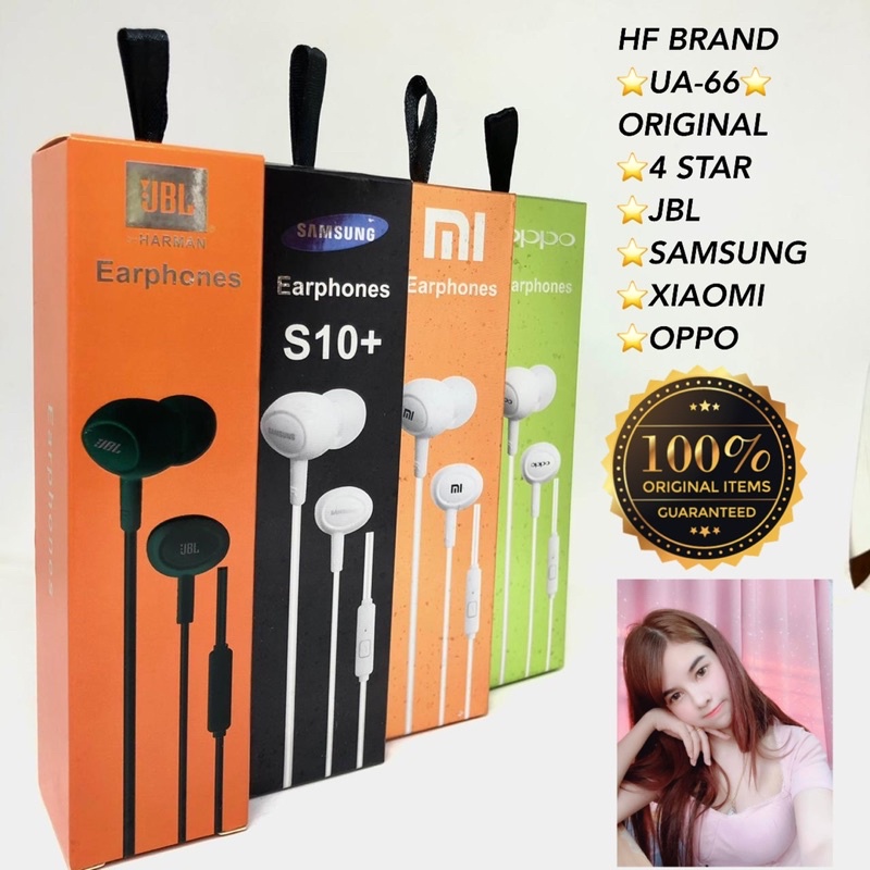 PROMO HANDSFRE BRAND NEW UA66 PUREBASS OPPO VIVO XIAOMI SAMSUNG J ORIGINAL TOP 5 STAR