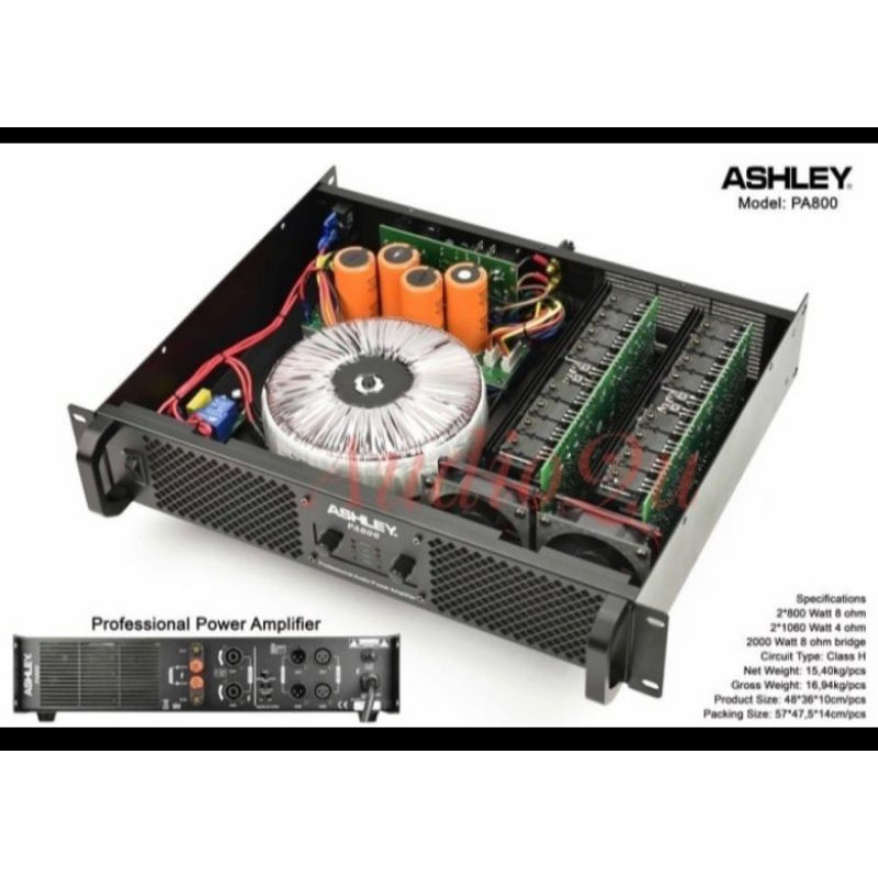 Power Amplifier Ashley PA 800 original