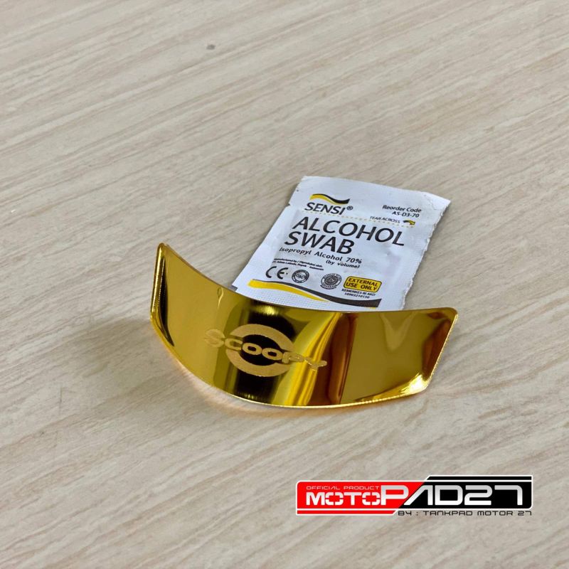 GARNISH GARNIS SPAKBOR DEPAN BAGIAN DEPAN HONDA SCOOPY PRESTIGE 2020-2022