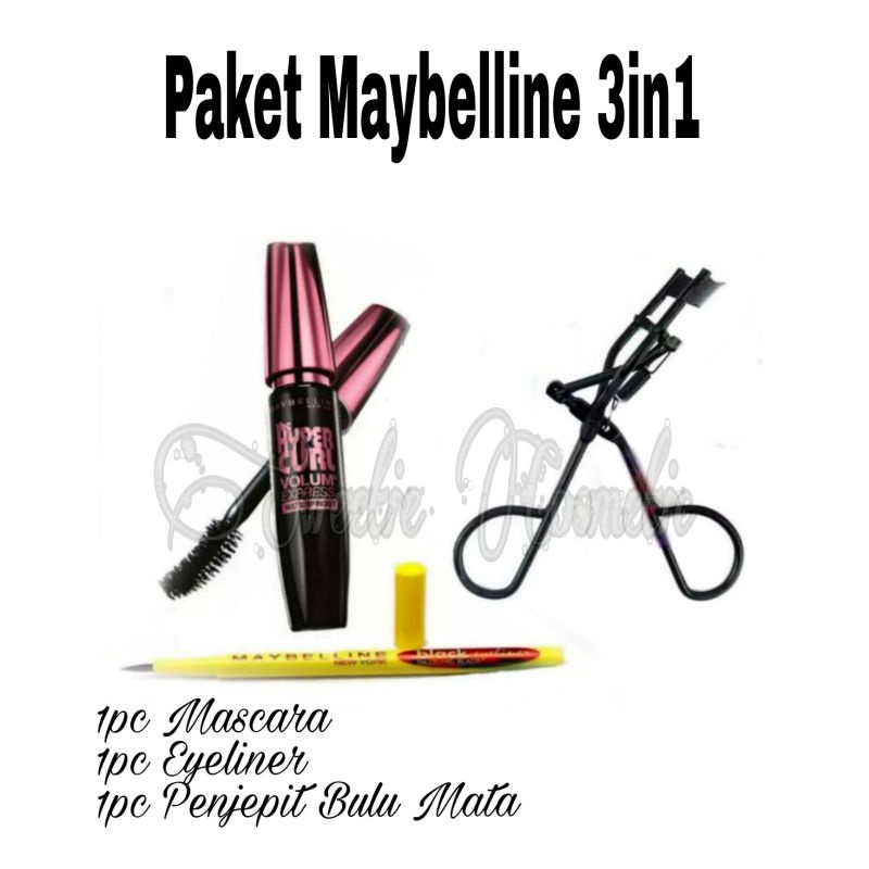 Paket Kosmetik Myb Lengkap Murah 3 In 1 / Paket Makeup Myb Lengkap Murah 3 In 1 / PAKET MAYBELINE 3IN1 SUPER STAY 24H / MAYBELINE