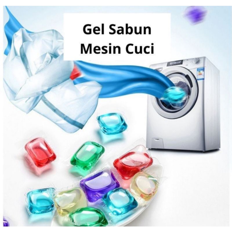 Laundry Detergent Gel Ball / Sabun Cuci Baju Antiseptik / Sabun Cair