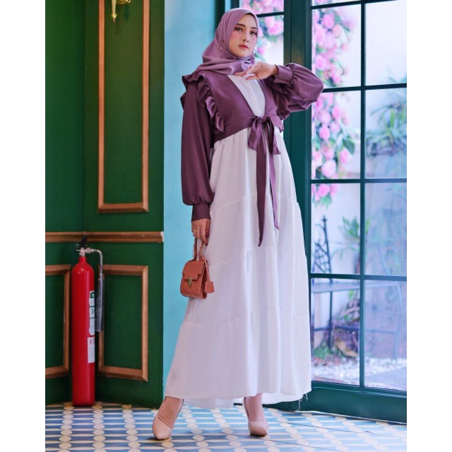 DRESS MUSLIM, baju wanita, baju gamis, dress, gamis, Baju gamis, fashion wanita, KAIRA ONE SET