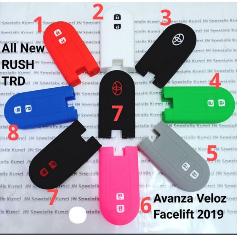 kondom silikon remote keyless  mobil Toyota New Rush new avanza velos facelit 2019 up