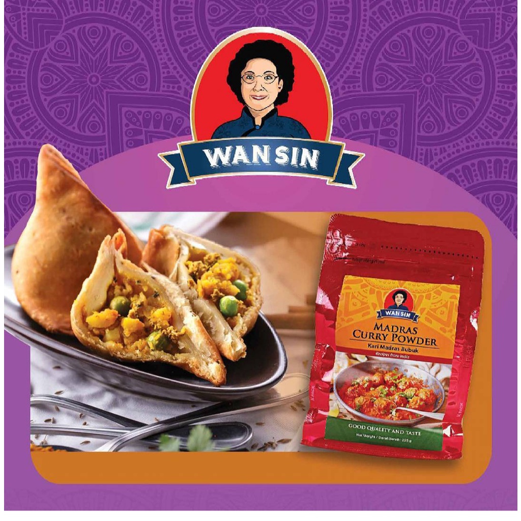 

WANSIN CURRY MADRAS POWDER 225 GR