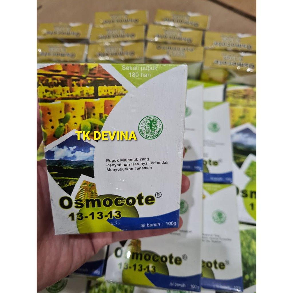 Pupuk Osmocote / Dekastar Plus untuk Seimbang (Osmocote 13-13-13) 100gr