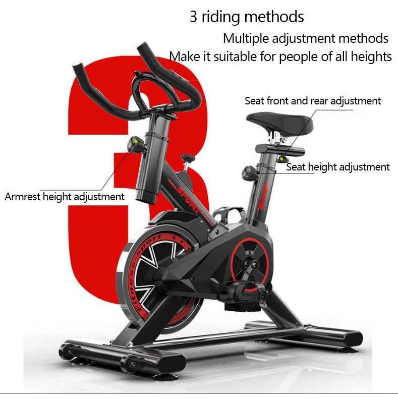 Sepeda Statis Fitnes Spinning Bicycle Exercise Indoor Gym Bike LCD