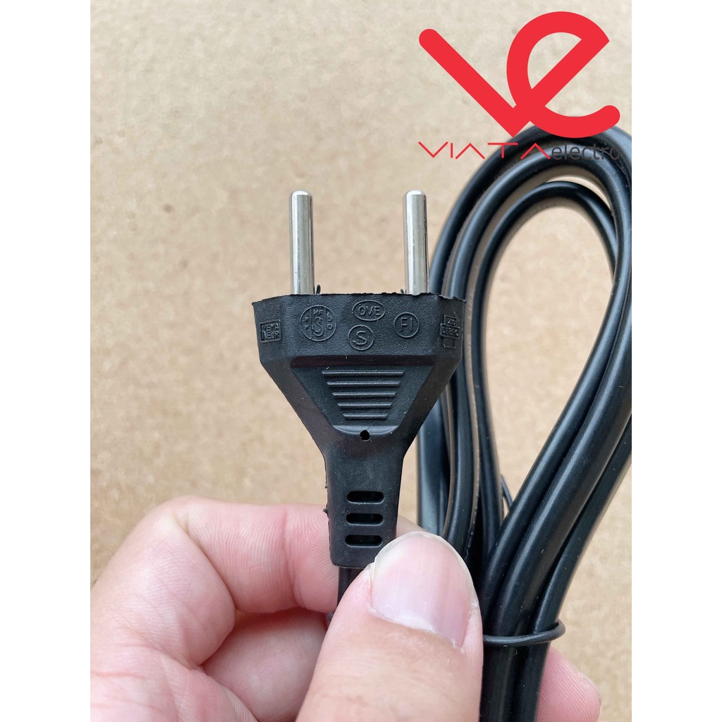 KABEL BUNTUNG 1,5m KABEL POWER HITAM KWALITAS SUPER ISI 2 KABEL AC