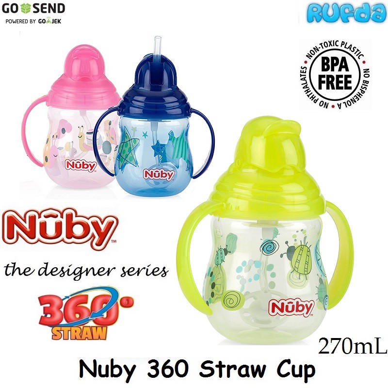 Nuby 360 Straw Cup Designer Series