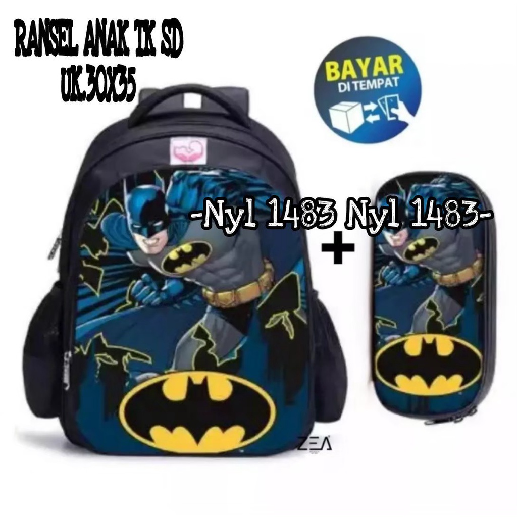 &quot;aurabagss&quot; - Tas Anak Tas Ransel Anak Laki - Laki Tas Sekolah Anak Laki - Laki TK SD Backpack Anak Laki - Laki Motif Printing Avangers Terbaru