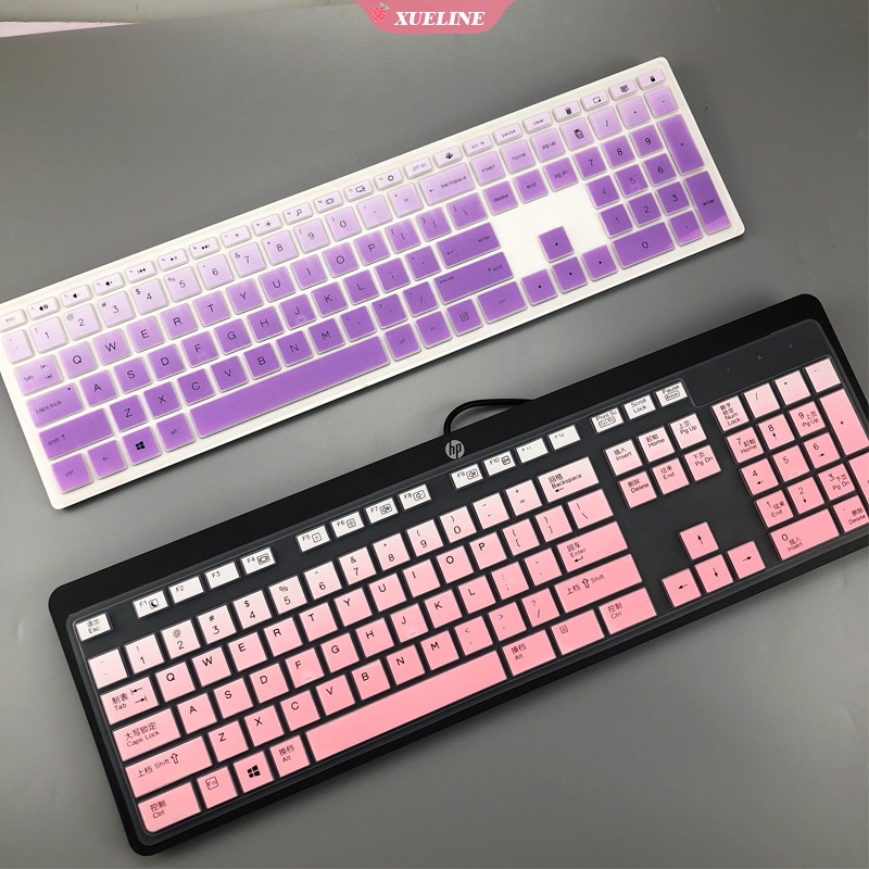 Cover Pelindung Keyboard Bahan Silikon Anti Air Untuk HP Zhan Series 23.8 Inch