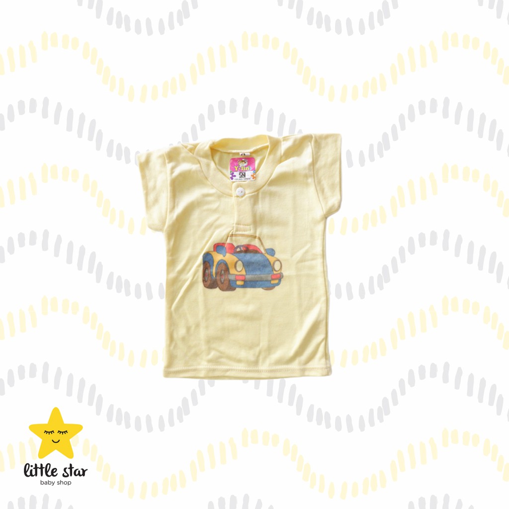 Y Lin 3 PCS Baju Kaos Atasan Anak Bayi Newborn Cewek Cowok