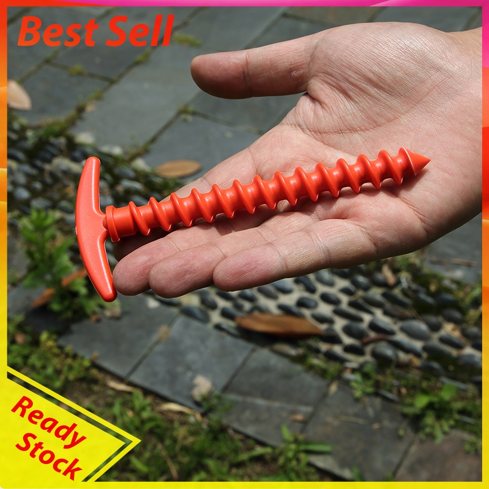 10pcs 14.5cm Outdoor Camping Tent Ground Peg Nylon Canopy Awning Fixed Nail