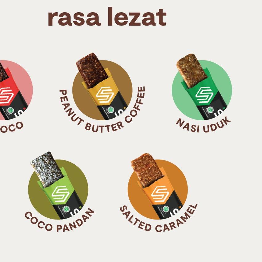 

FREE ONGKIR!Strive Energy Bar Bite Size Mix (Semua Rasa) - 20 gr x 5 pcs|KD7