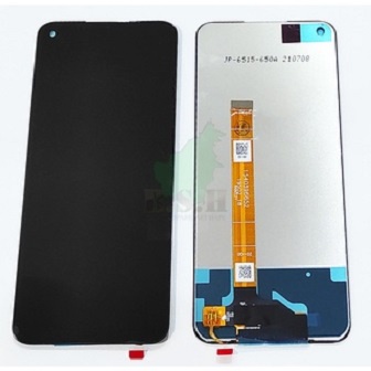 Layar LCD TS Touchscreen Fullset OPPO REALME V5 5G A53 5G A72 5G A73 5G K7X REALME Q2 - Black