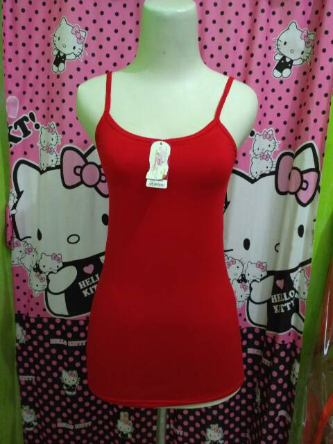 Miranda Tank Top Adem Nyaman model Tali Kecil   Size L - XXL Rayon Grade A