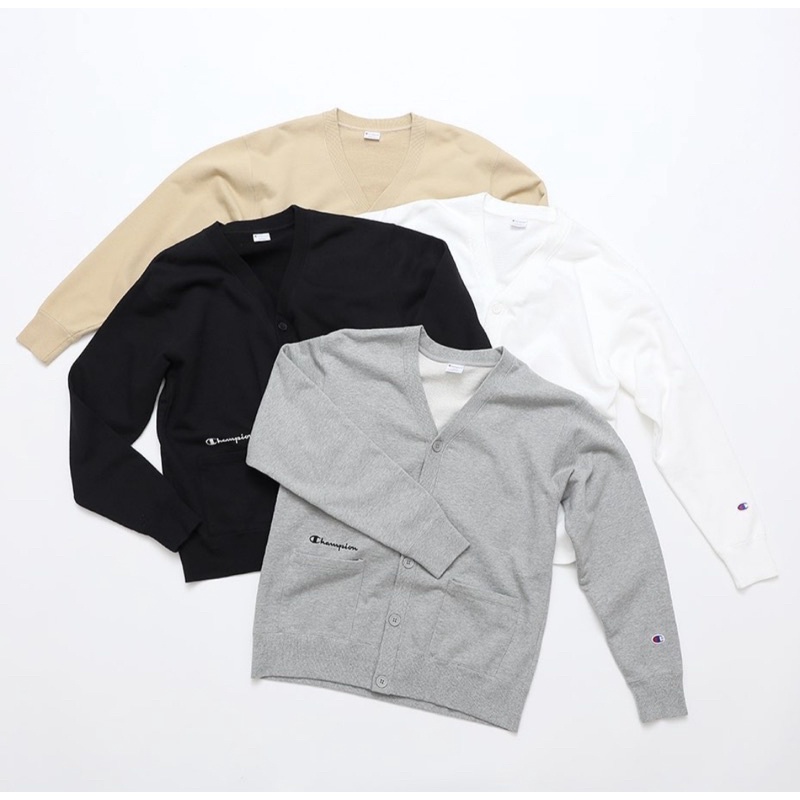 Champion Cardigan Logo Script