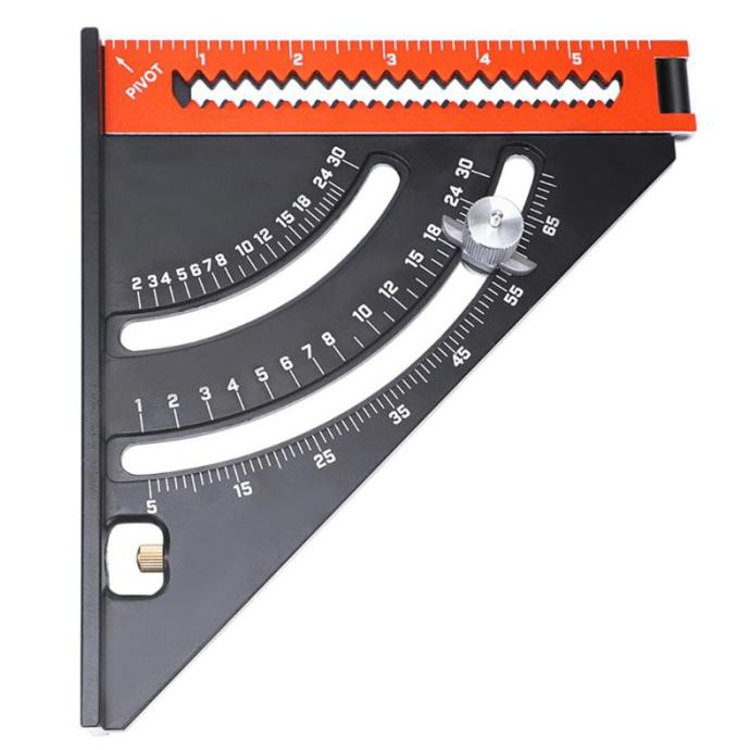 

Pop Woodworking Scribe Scale Ruler Multifunctional Metric Inch Menggapailangitchichi
