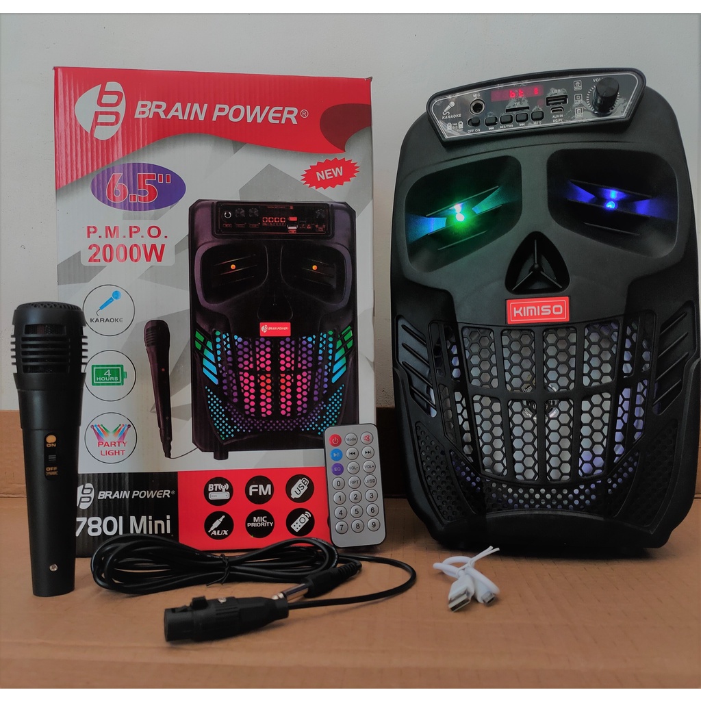 Speaker Karaoke Bluetooth Mini Brain power Free Mic