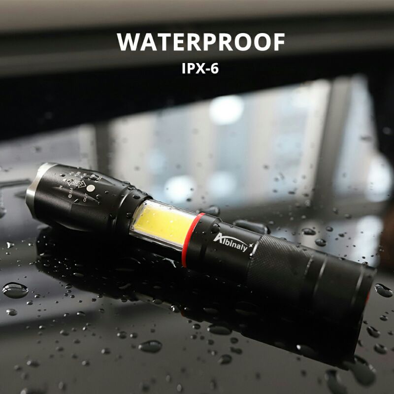 [100%ORIGINAL]PAKET SENTER LED TORCH CREE XM-L 8000 LUMENS WATER RESISTANT - FREE BATERAI + CHARGER + BOX