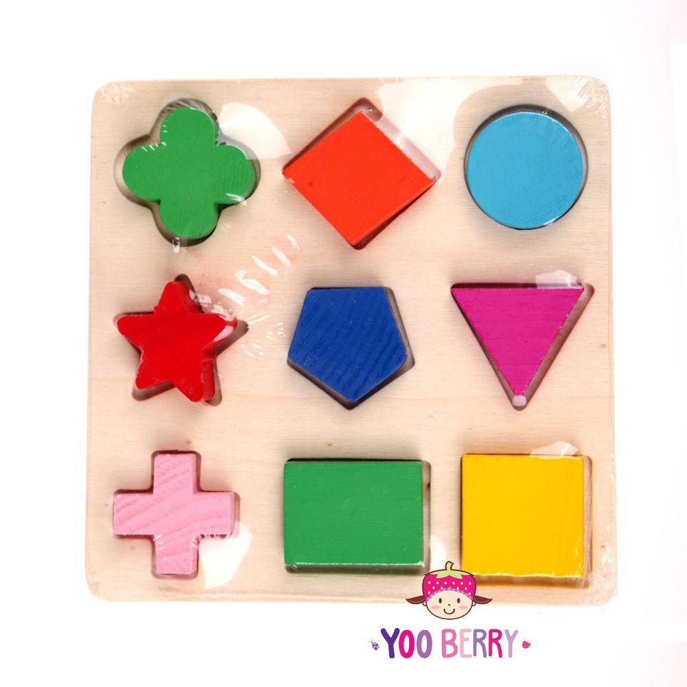 Berry Mart Mainan Edukasi Anak Puzzle Kayu 9-in-1 Berry Mart