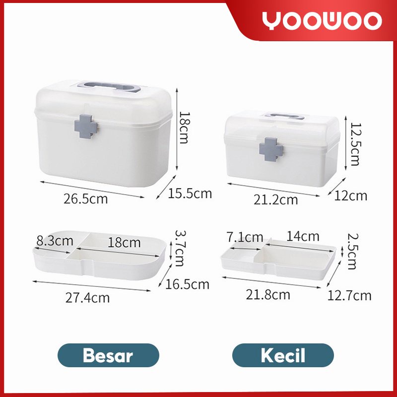 Kotak Obat / Penyimpanan Serbaguna / Medicine box / Storage Box Serbaguna